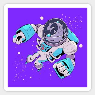 AstroFish in Space, Shark is the universe Sticker